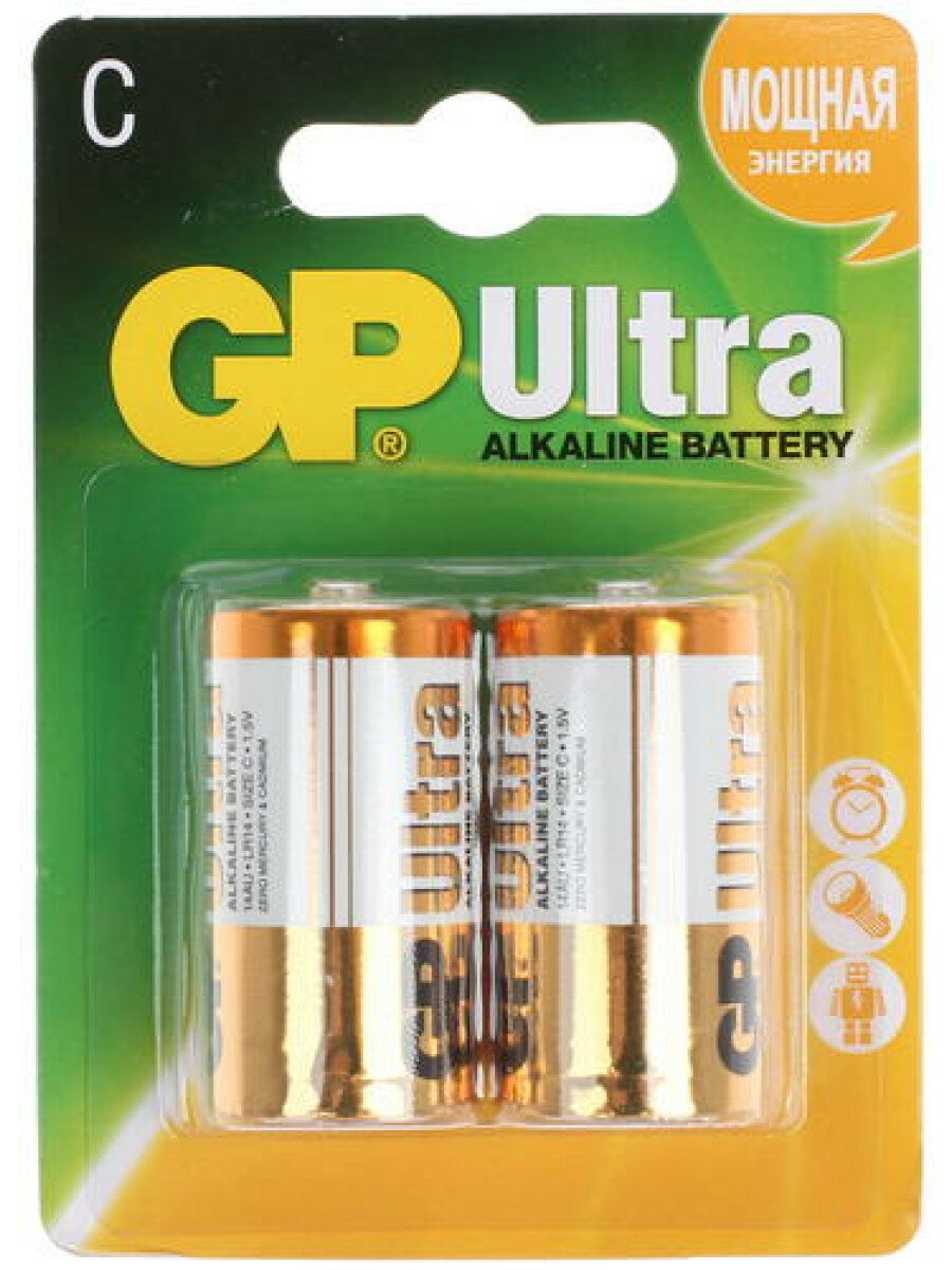 Батарейка GP Ultra C / C (LR14/ER26500/R14)