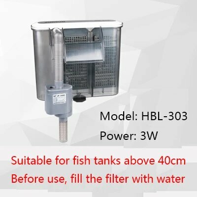 Фильтр SunSun HBL для аквариума 15-120л, HBL-303