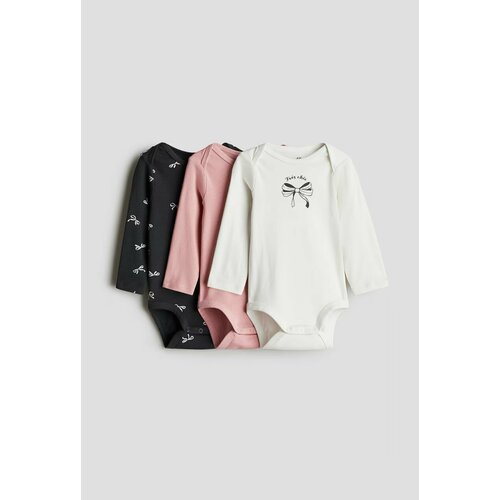 фото Боди h&m basics, размер 86, розовый меланж