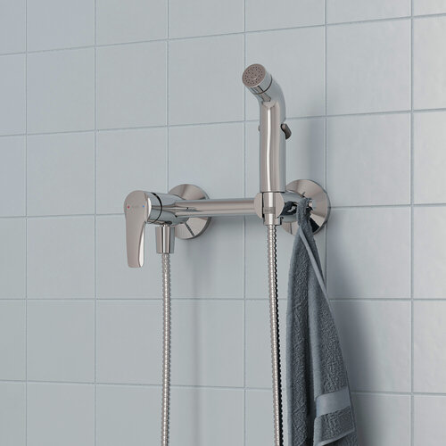 Изображение товара Смеситель с гигиеническим душем IDDIS Ray RAYSB00i08 глянцевый хром