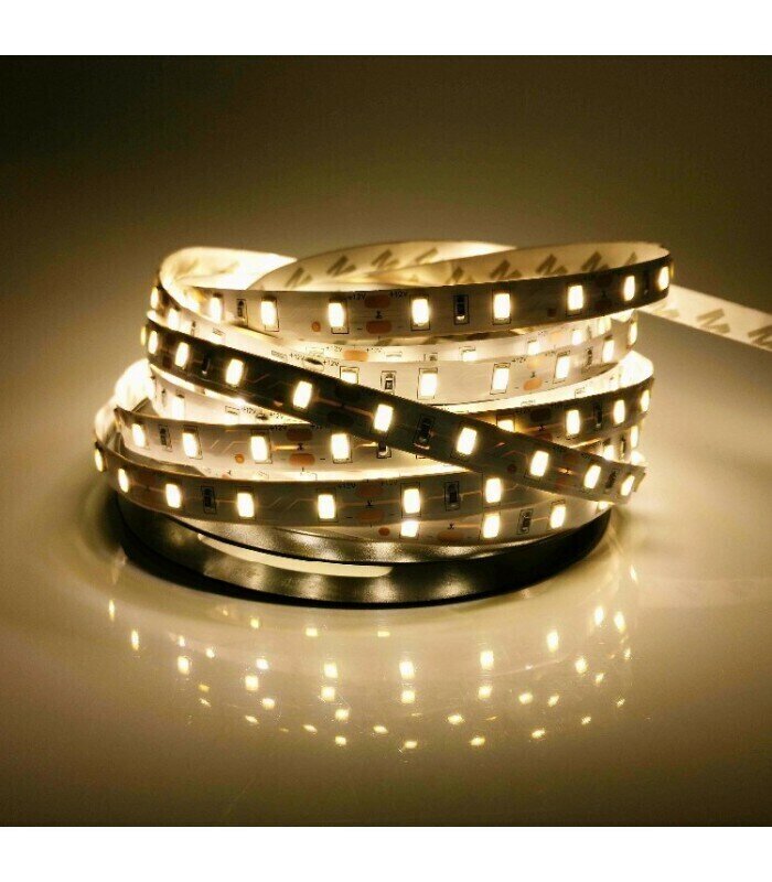 Светодиодная лента SMD 5360.12 В. Цвет свечения: Теплый белый. IP33. Катушка 5 метров.