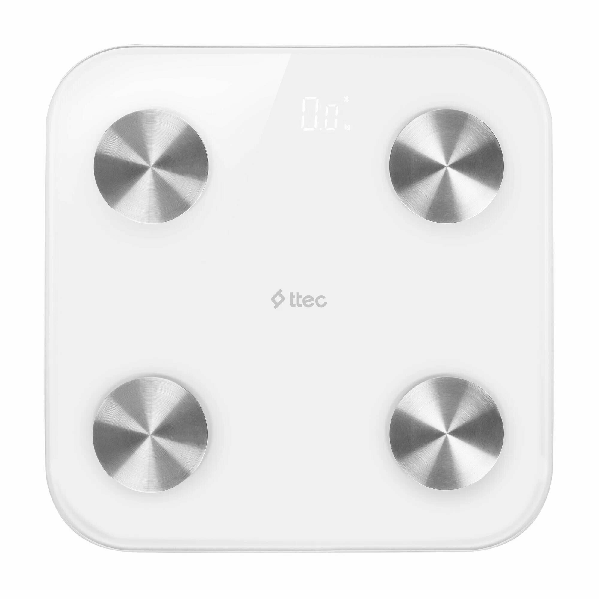 Умные весы для анализа индекса массы тела TTEC Sensi Smart Scale. Цвет: белый