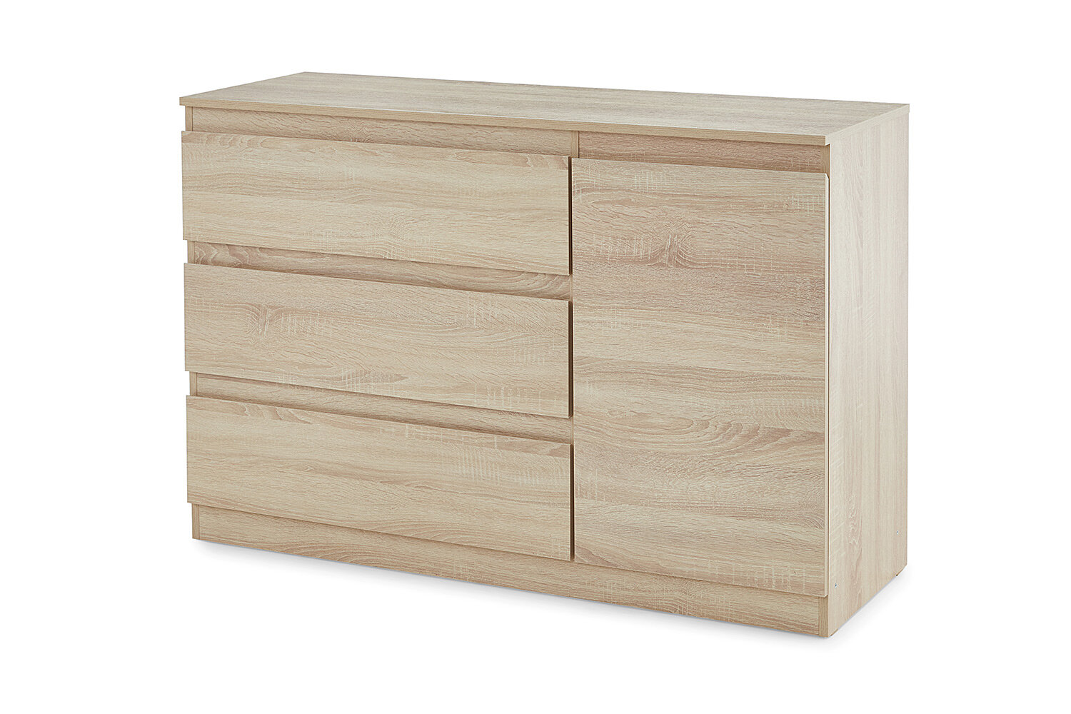 Комод напольный Hoff Stern 1232х857х433 см модульный каркас ЛДСП цвет дуб сонома