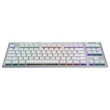 Клавиатура Logitech G915, беспроводная, игровая, 2,4 ГГц/BT, white, TKL, Low-Profile — фото 1