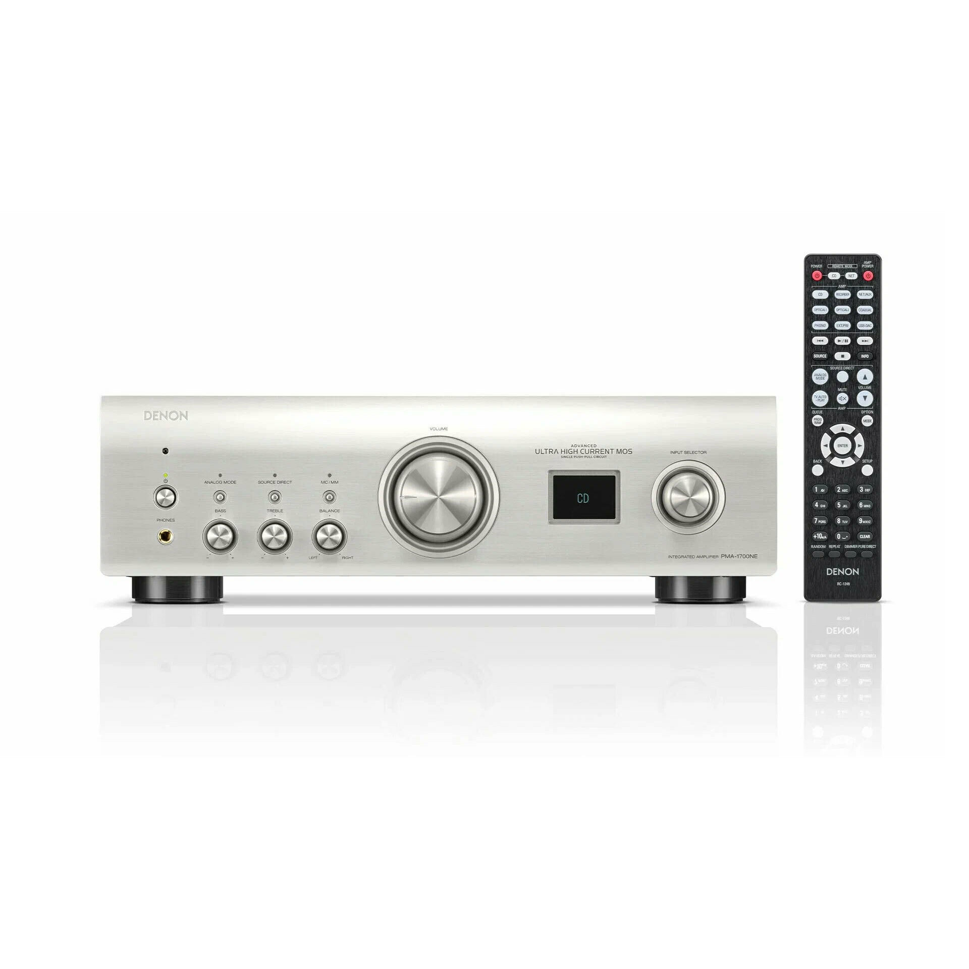 Интегральный усилитель Denon PMA-1700NE, Silver ( серебристый)
