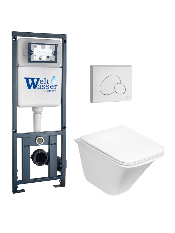 WeltWasser Комплект MARBERG 410 + ROTBACH 004 GL-WT + MAR 410 RD GL-WT WeltWasser