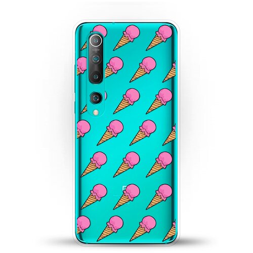 фото Силиконовый чехол мороженое на xiaomi mi 10 pro andy & paul