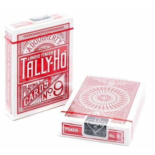 Карты Tally-Ho Circle Красный игральные карты tally ho circle back красные