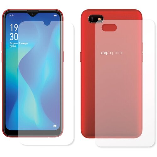 гидрогелевая пленка innovation для xiaomi mi 11t lite front and back Гидрогелевая пленка LuxCase для Oppo A1k 0.14mm Front and Back Transparent 86973