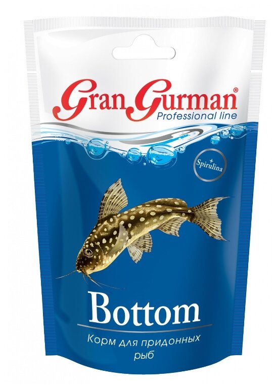 корм др зоомир Gran Gurman Bottom - для придонных рыб 25гр 572 (2 шт) - фотография № 2