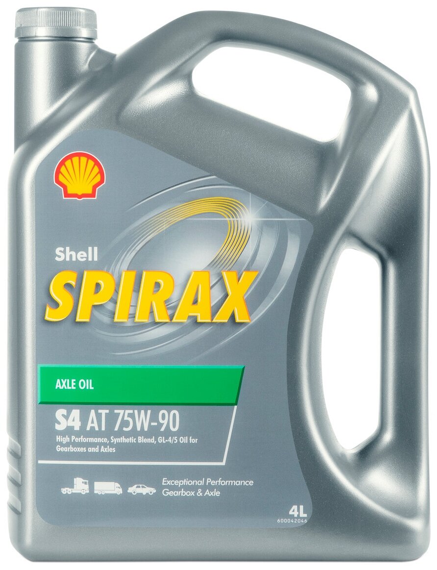   SHELL Spirax S4 AT 75W-90, 75W-90, 4 