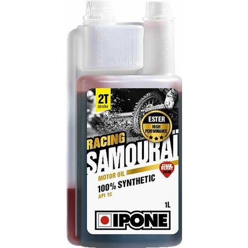 Мотоциклетное масло IPONE SAMOURAI RACING FRAISE 2Т 1л.