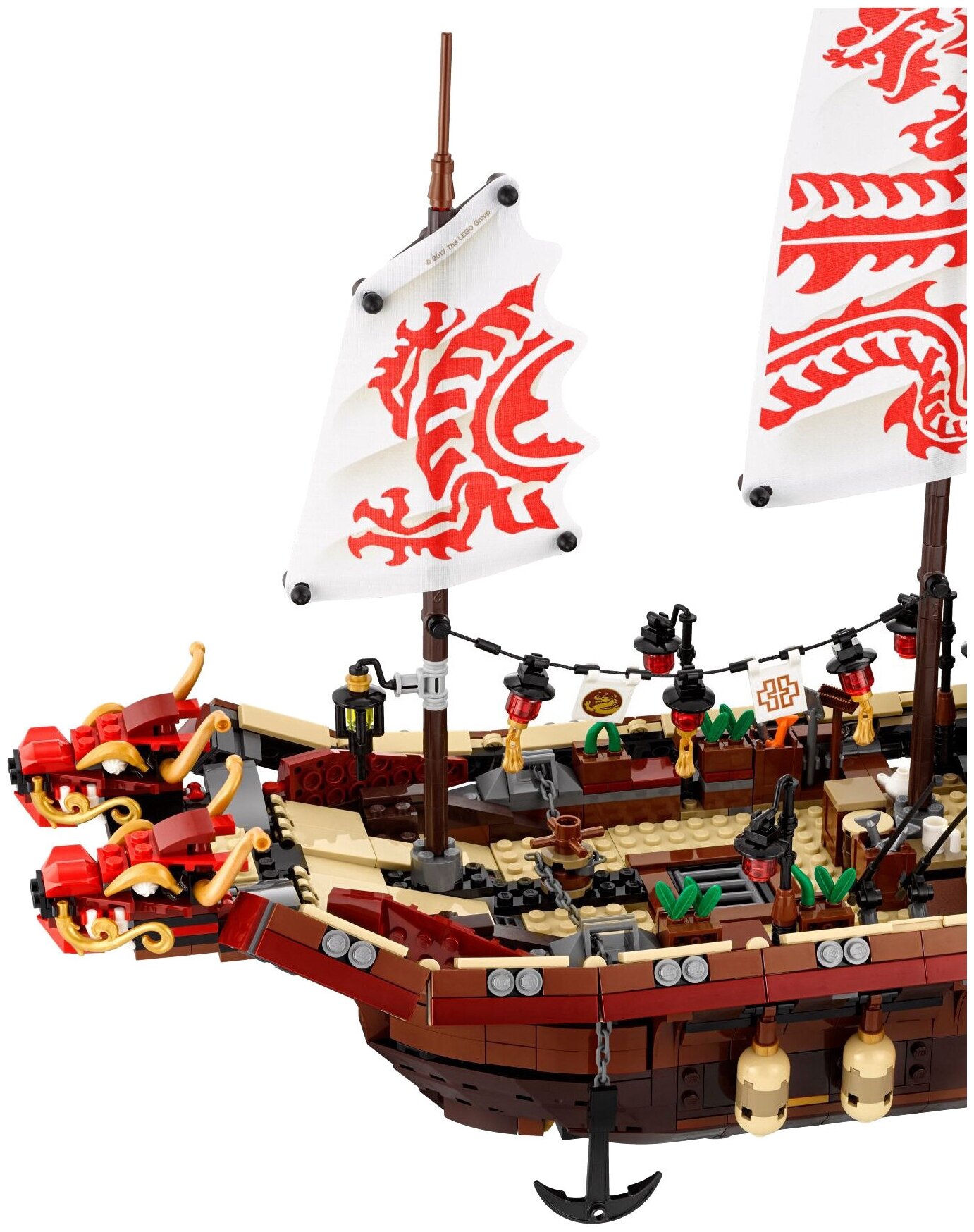 LEGO NINJAGO Летающий корабль Мастера Ву ( - фото №9