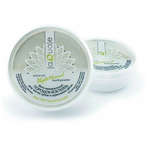 Зубной порошок LAQUALE Микс №6 Лесной бальзам, 90 мл