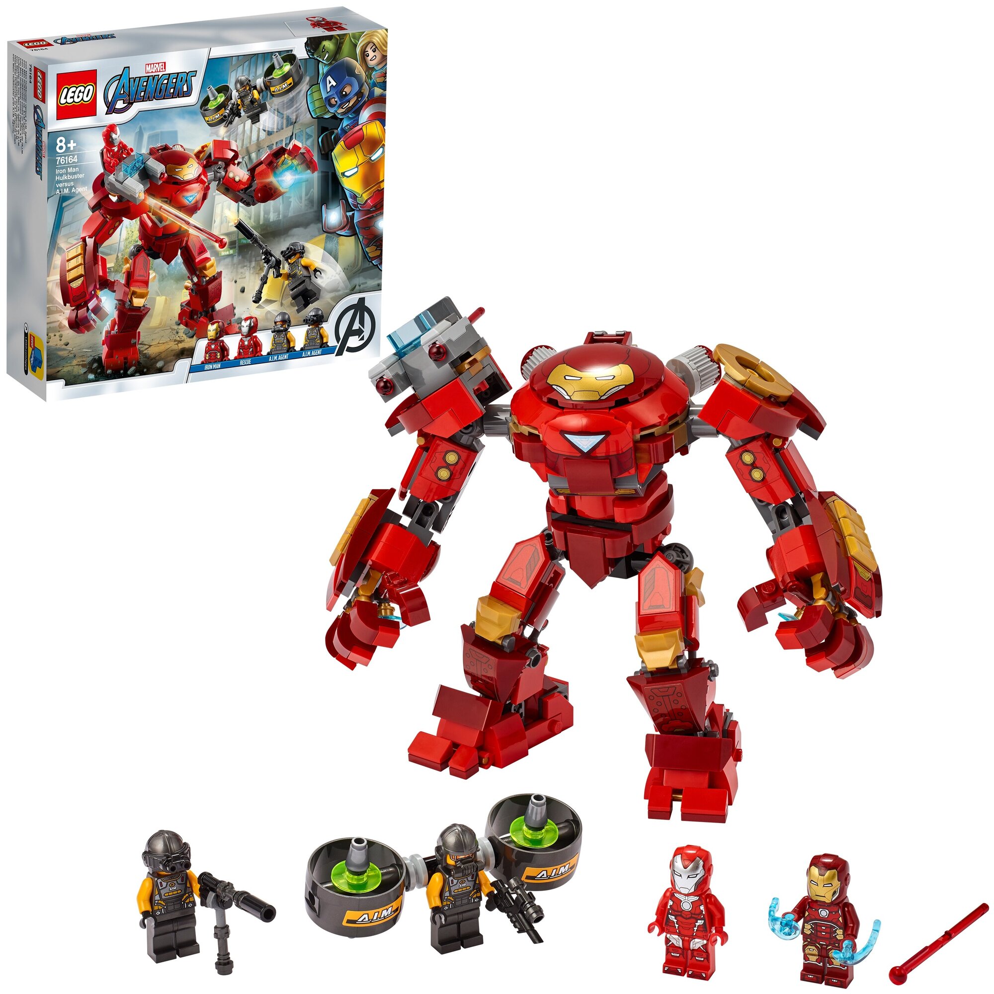 Конструктор LEGO Avengers Халкбастер против агента А.И.М., 456 деталей (76164) - фото №3