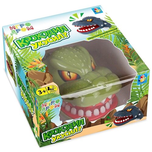 Настольная игра 1 TOY Крокодил укусил? настольная игра угадай зуб крокодила мини