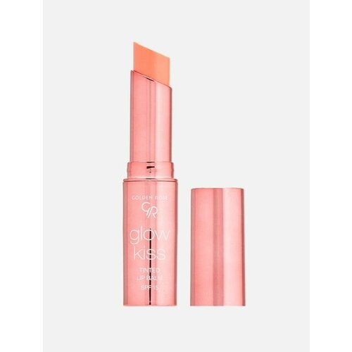 GOLDEN ROSE Тинт- бальзам для губ Glow Kiss Tinted Lip Balm, Peach Shake, №04 уход за губами golden rose тинт бальзам для губ glow kiss tinted lip balm