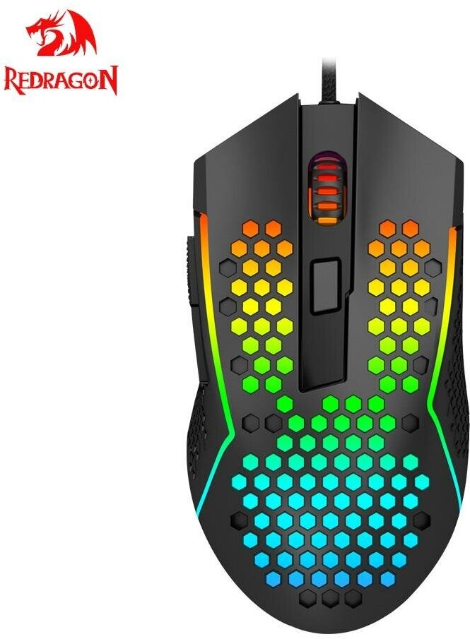 Игровая мышь компьютерная Redragon Reaping Elite 6 кнопок 16000 dpi