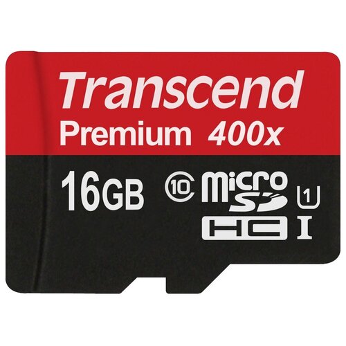 Карта памяти Transcend TS*USDCU1 400x 16 GB чтение: 60 MB/s