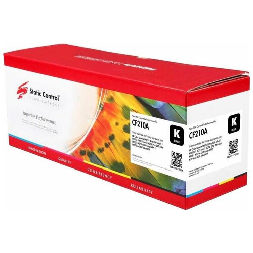 Картридж лазерный Static Control 002-01-LF210A CF210A черный (1600стр.) для HP LJ Pro 200 M251/M276