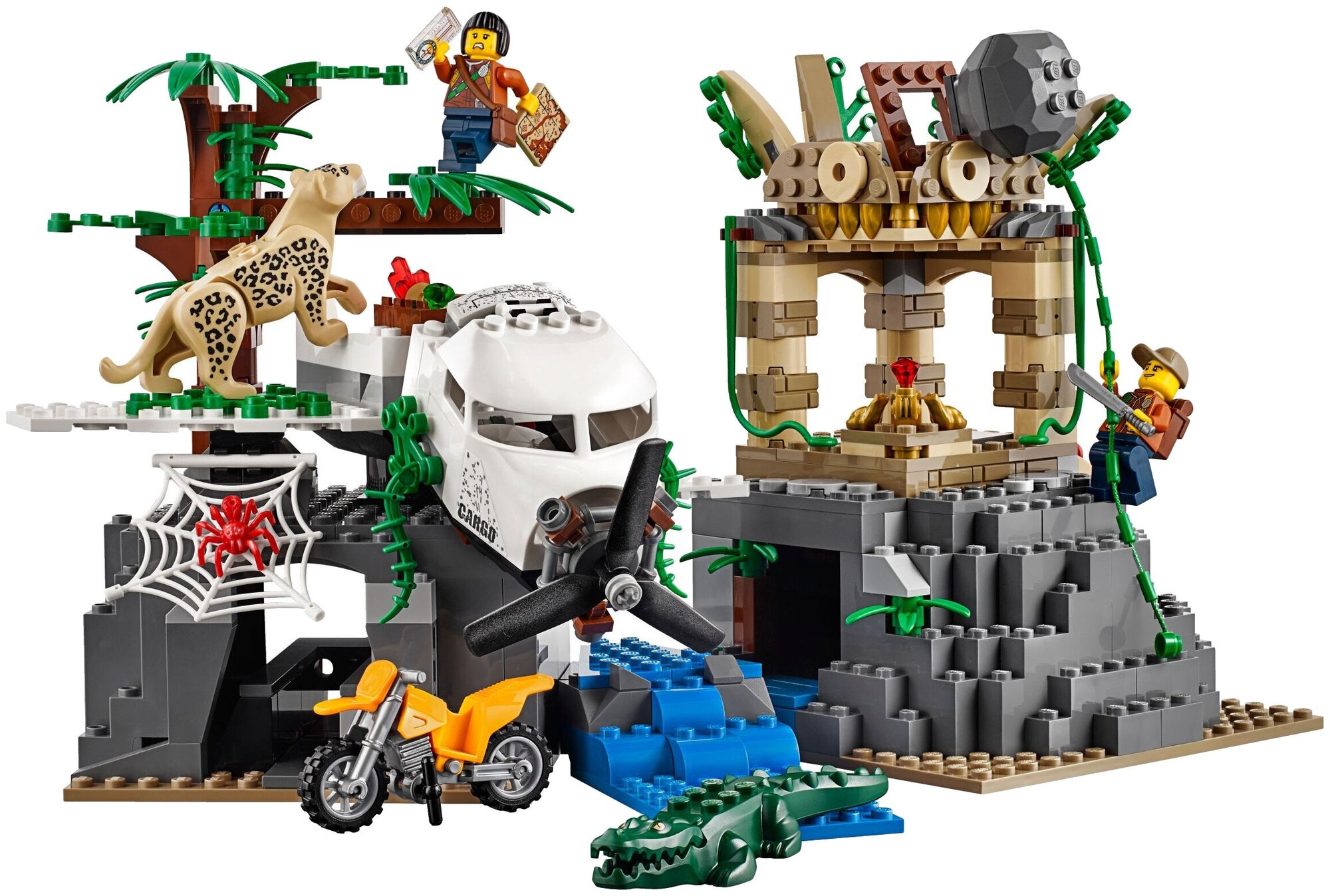 LEGO City Jungle Explorer База исследователей джунглей - фото №3