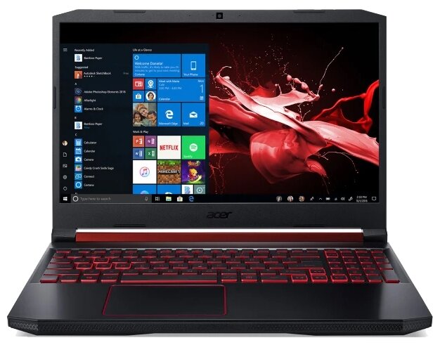 15.6" Ноутбук Acer Nitro 5 AN515-54-50YQ 1920x1080, Intel Core i5 9300H 2.4 ГГц, RAM 12 ГБ, DDR4, SSD 512 ГБ, NVIDIA GeForce GTX 1650, Windows 10 Home, NH.Q59ER.03K, черный