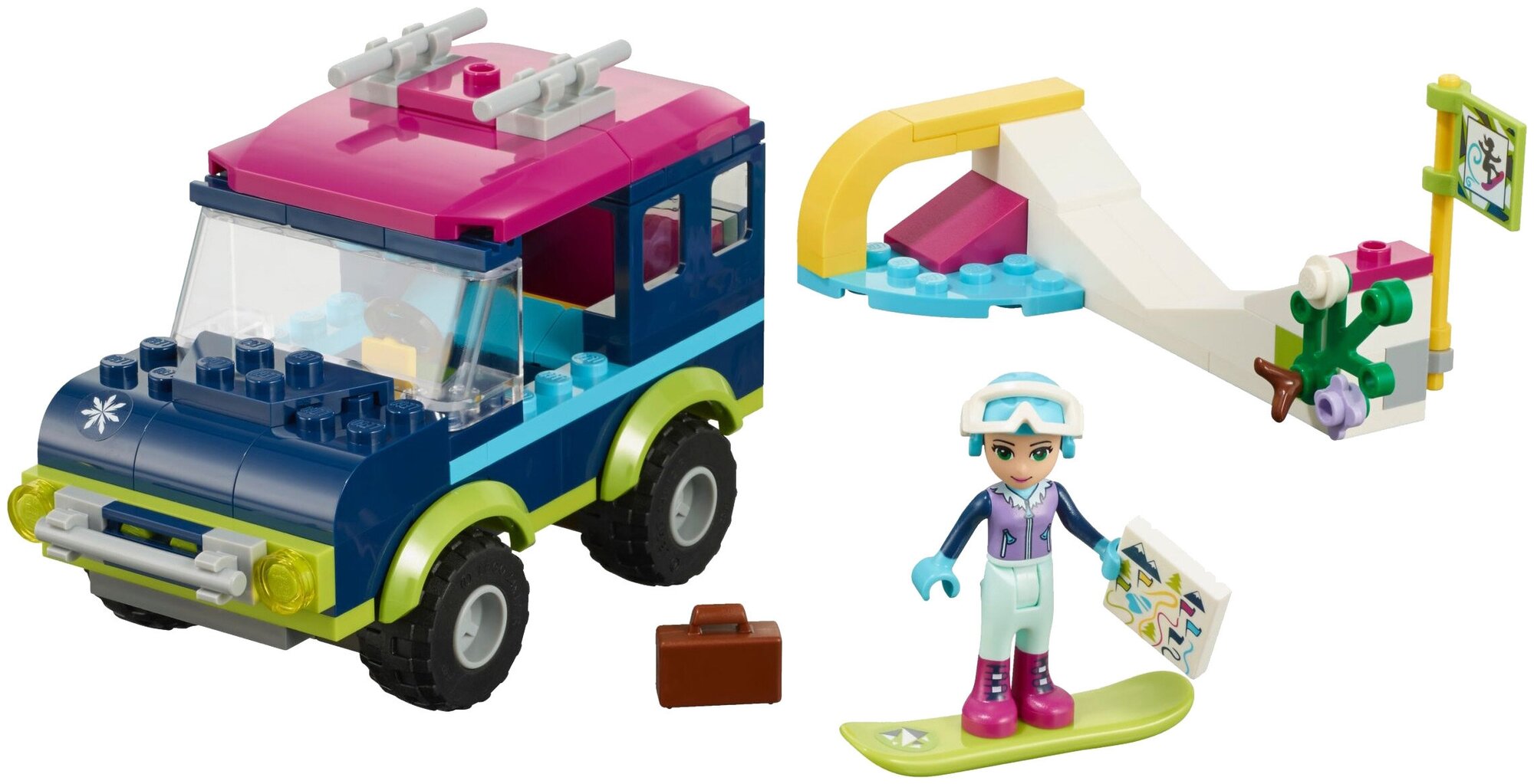 LEGO Friends Горнолыжный курорт: внедорожник - фото №2