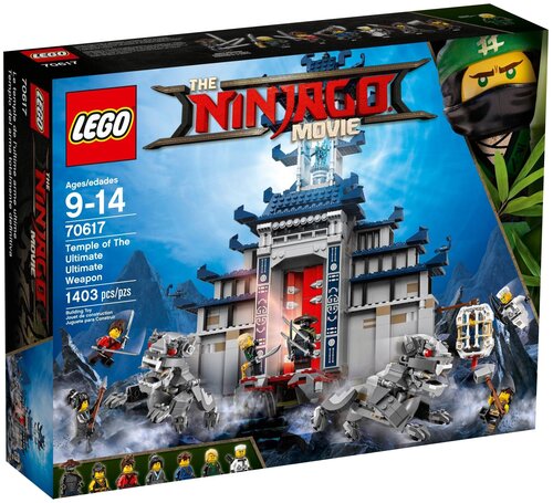 Конструктор LEGO The Ninjago Movie 70617 Храм Последнего великого ордена, 1403 дет.