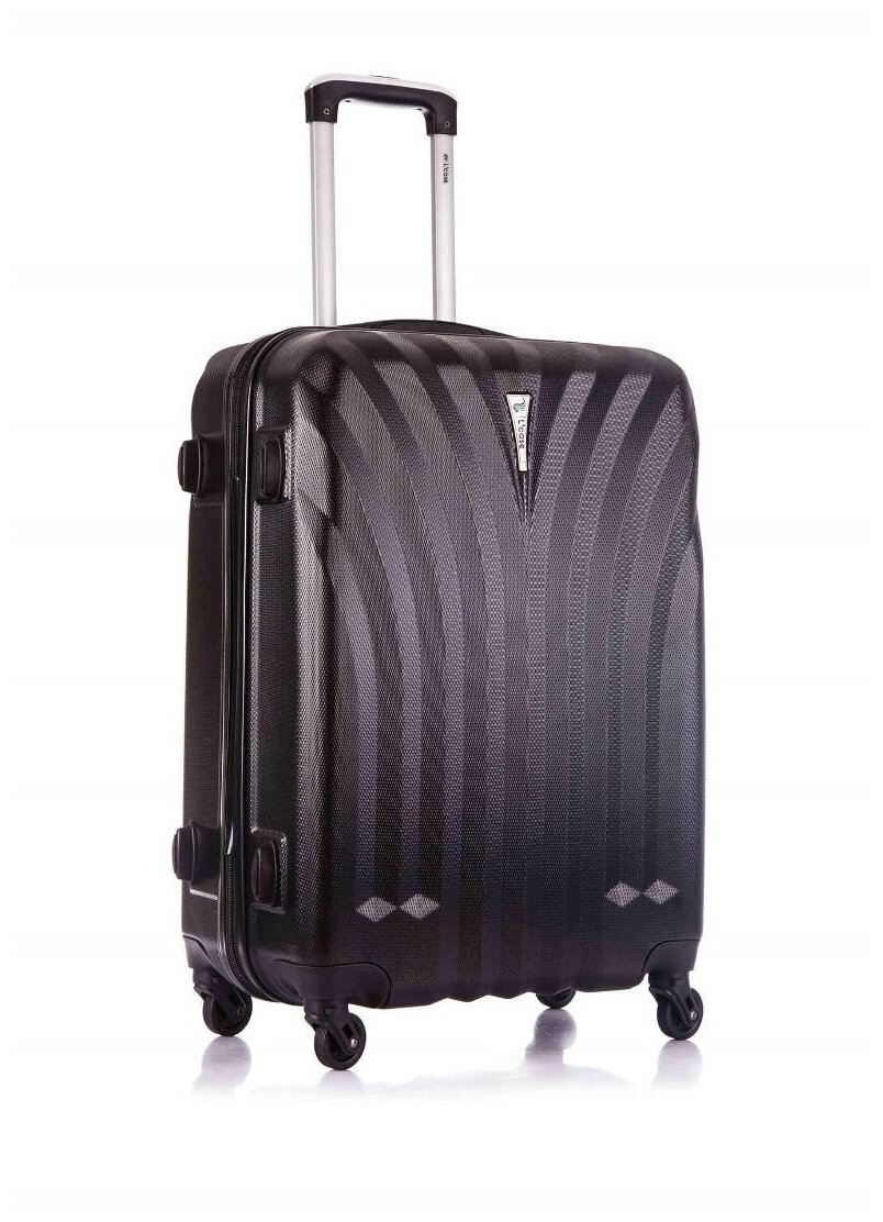 Чемодан L'Case PhuketBlack,Черный 