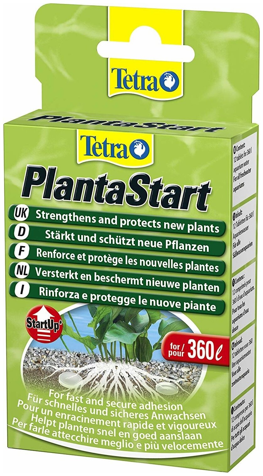 Удобрение для аквариумных растений TETRA Plant PlantaStart 12 таблеток