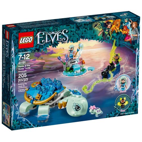 Конструктор LEGO Elves 41191 Засада Наиды и Водяной черепахи, 205 дет. конструктор lego elves 41192 ловушка для азари и огненного льва 360 дет