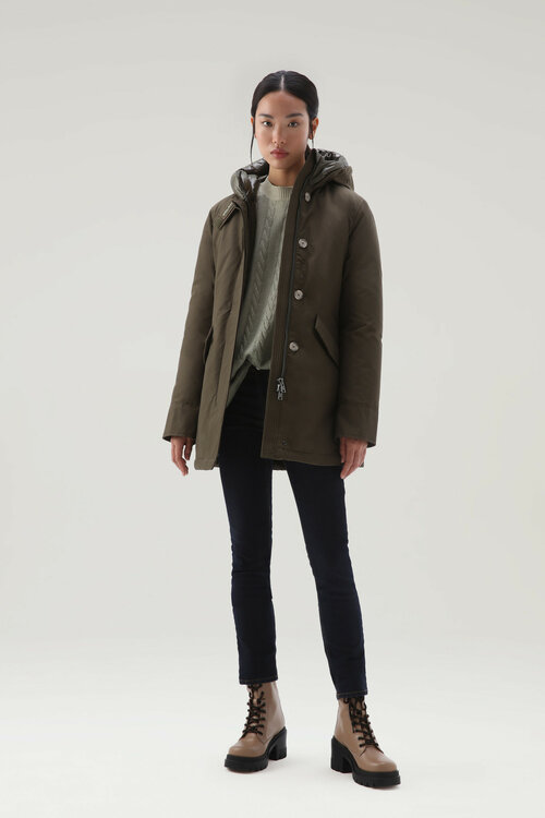 Парка  Woolrich, размер XS, зеленый