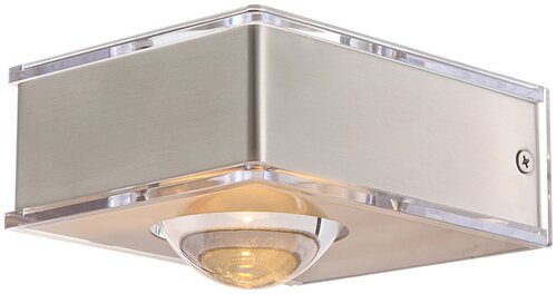 Globo Lighting Накладной светильник Dek 34178 светодиодный, 3.5 Вт, цвет арматуры: никель, цвет плафона серый