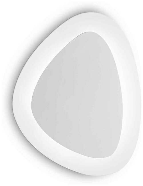 Настенный светильник светодиодный IDEAL LUX Gingle AP90 Small, 18 Вт, цвет арматуры: белый