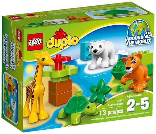 Конструктор LEGO DUPLO 10801 Дикие малыши, 13 дет.