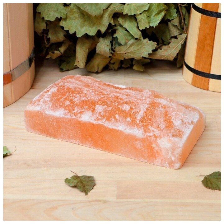 Кирпич из гималайской соли, натуральный, 20х10х5 см, "Добропаровъ" 4274664