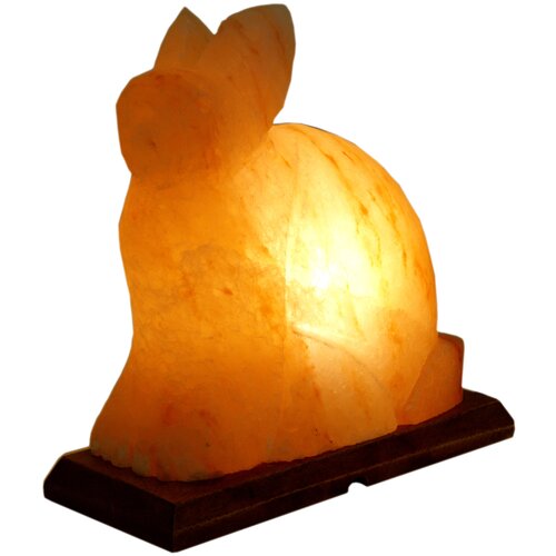 фото Солевая лампа stay gold кролик (с диммером), 15 вт, цвет арматуры: коричневый