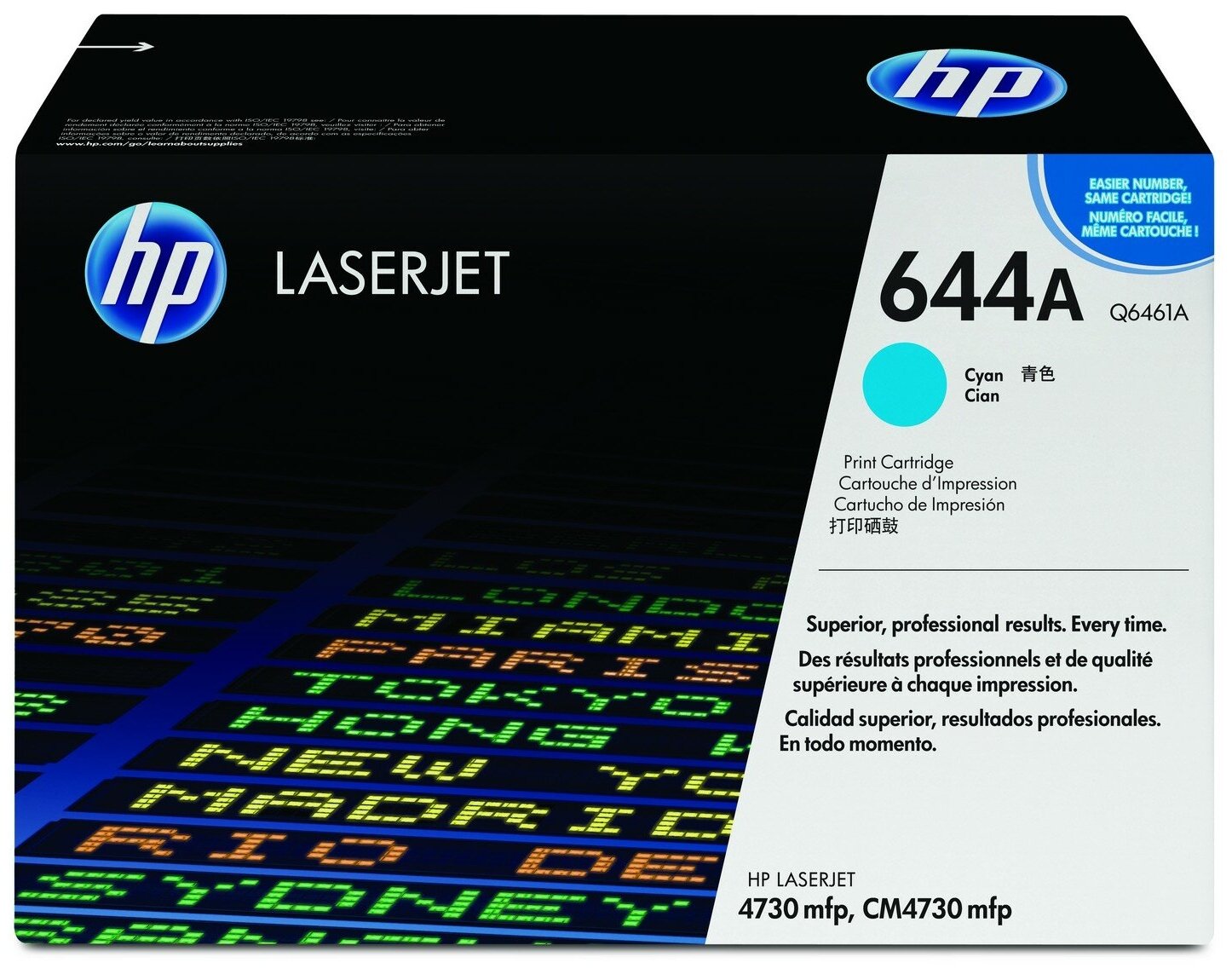 HP Q6461A (644A) картридж голубой (12000 стр.)