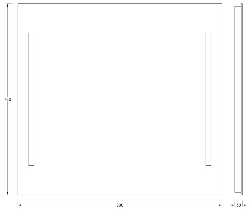 Зеркало EVOFORM BY 2017 80x75 см, 80х75 см - фотография № 2