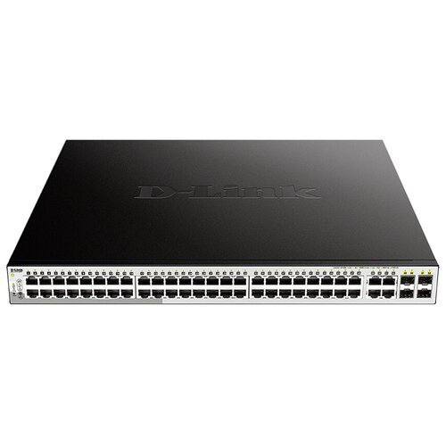 Коммутатор D-Link DGS-1210-52MPF3A L2 Smart Switch with 48 101001000Base-T ports and 4 1000Base-TSFP combo-ports 48 PoE ports 8023af8023at 30 W PoE Budget 370 W16K Mac address 8023x Flow Contr 5617300₽