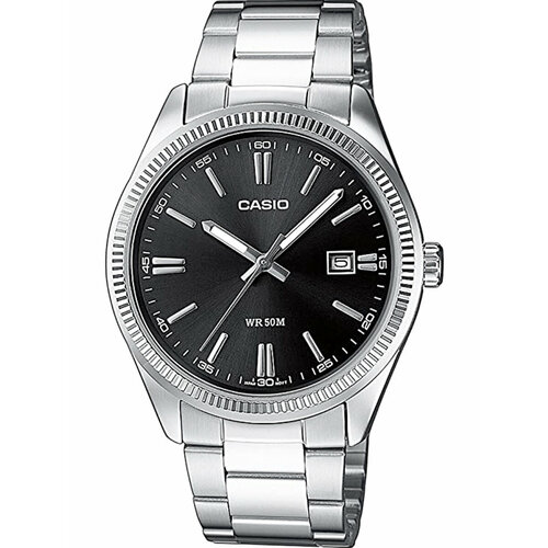 Наручные часы CASIO Collection MTP-1302PD-1A1VEF, серебряный, черный