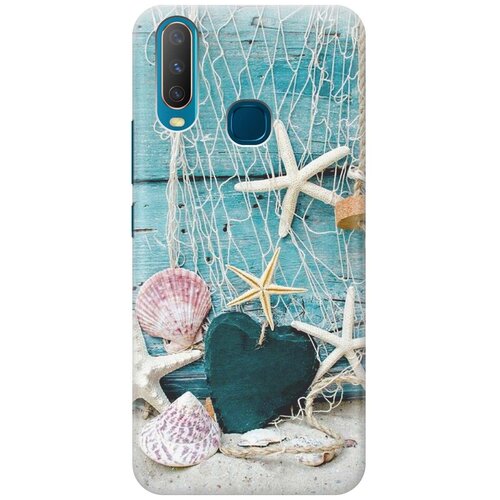 фото Cиликоновый чехол на vivo y17 / виво у17 с принтом "морские звезды" gosso