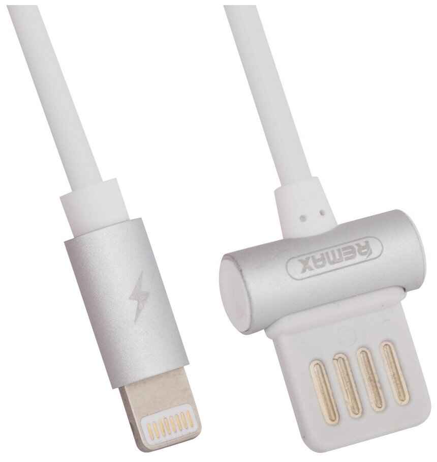 USB кабель REMAX Waist Drum Series Cable RC-082i 8 pin для Apple белый