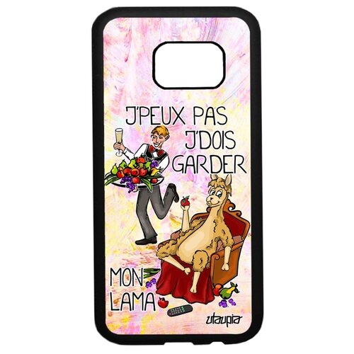 фото Чехол для мобильного samsung galaxy s7, "не могу - у меня лама!" карикатура шутка utaupia