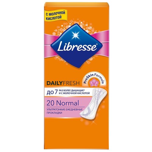 Либресс / Libresse Ежедневные прокладки Dailyfresh Normal 32 шт