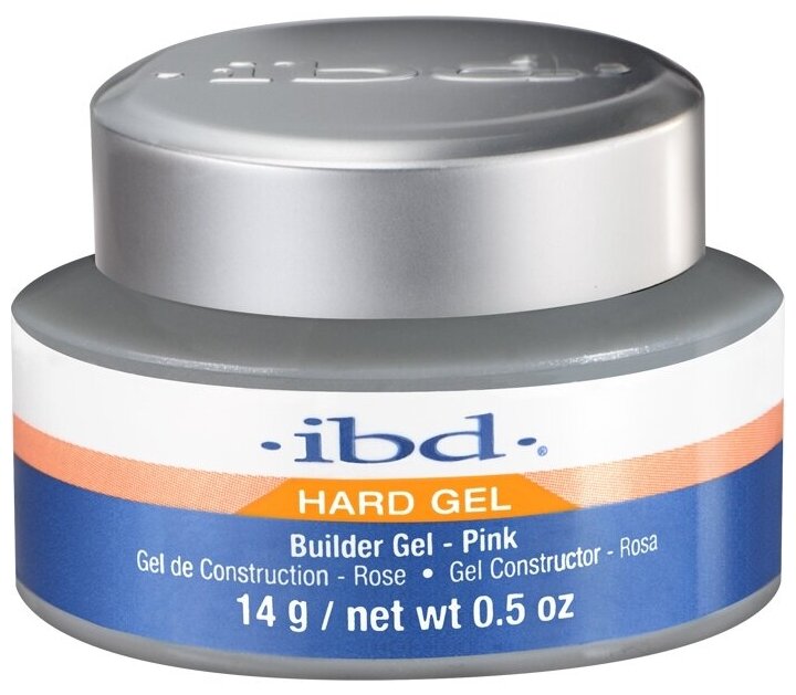 IBD, конструирующий прозрачно-розовый гель UV Builder Gel Pink, 14 гр.