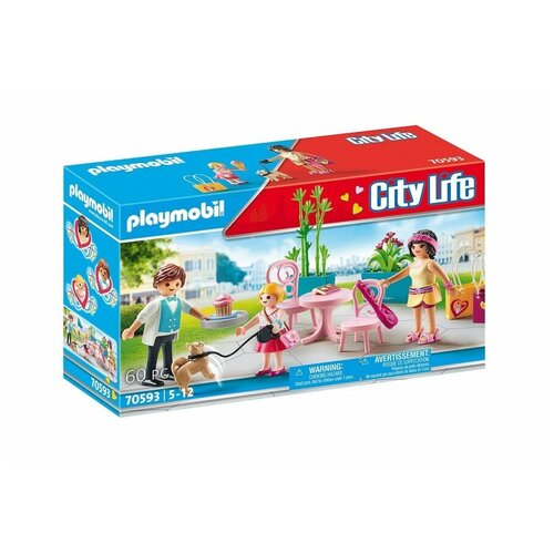 фото Набор с элементами конструктора playmobil city life 70593 перерыв на кофе