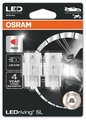 Лампа автомобильная светодиодная OSRAM LEDriving SL 7505DRP-02B W21W 12V 1.4W RED W3x16q