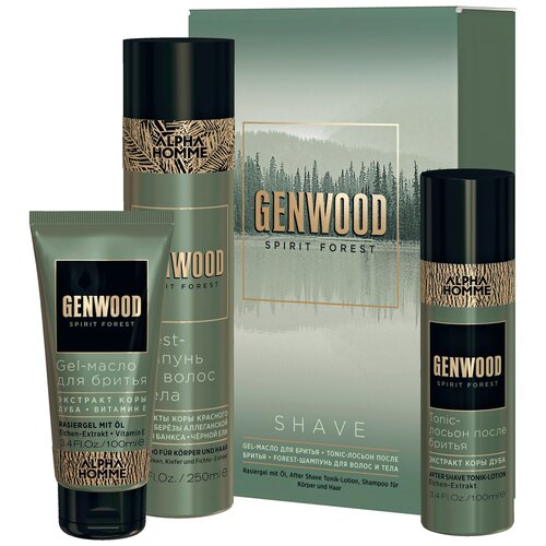 ESTEL Набор Genwood shave selective набор tropical sublime шампунь гель 100 мл маска 100 мл масло 100 мл