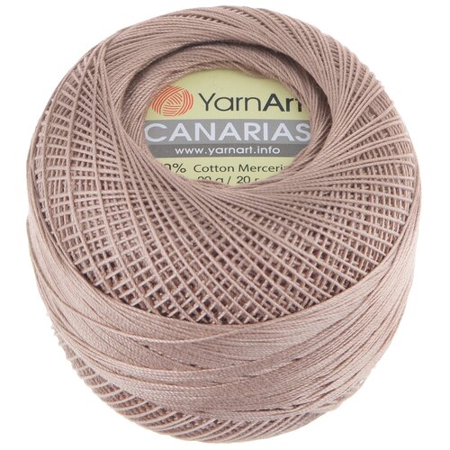Пряжа для вязания YarnArt Canarias, цвет: темно-бежевый (0015), 203 м, 20 г, 10 шт